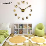 Load image into Gallery viewer, 3D DIY Acrylic Mirror Home Decoration Wall Stickers Clock