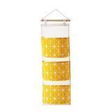 Load image into Gallery viewer, 3 Grids Wall Hanging Storage Bag Organizer