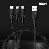 Load image into Gallery viewer, 3 IN 1 Durable USB Fast Charging Cable