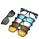Load image into Gallery viewer, 5 IN 1 MAGNETIC LENS SWAPPABLE SUNGLASSES