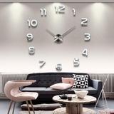 Load image into Gallery viewer, 3D DIY Acrylic Mirror Home Decoration Wall Stickers Clock
