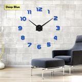 Load image into Gallery viewer, 3D DIY Acrylic Mirror Home Decoration Wall Stickers Clock

