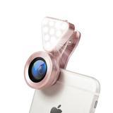 Load image into Gallery viewer, LED Selfie Flash Light Beauty Wide angle Macro Phone Lens
