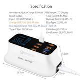 Load image into Gallery viewer, LED Display Multiple USB Charger with Smart Charging Technology
