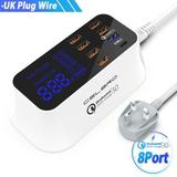 Load image into Gallery viewer, LED Display Multiple USB Charger with Smart Charging Technology
