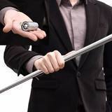 Load image into Gallery viewer, PORTABLE MARTIAL ARTS METAL STAFF
